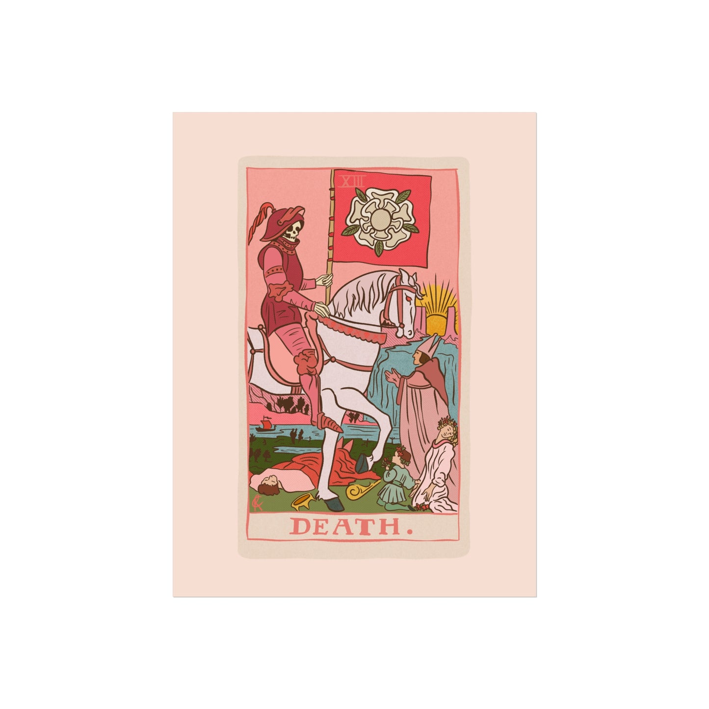 Death Tarot Card Wall Art