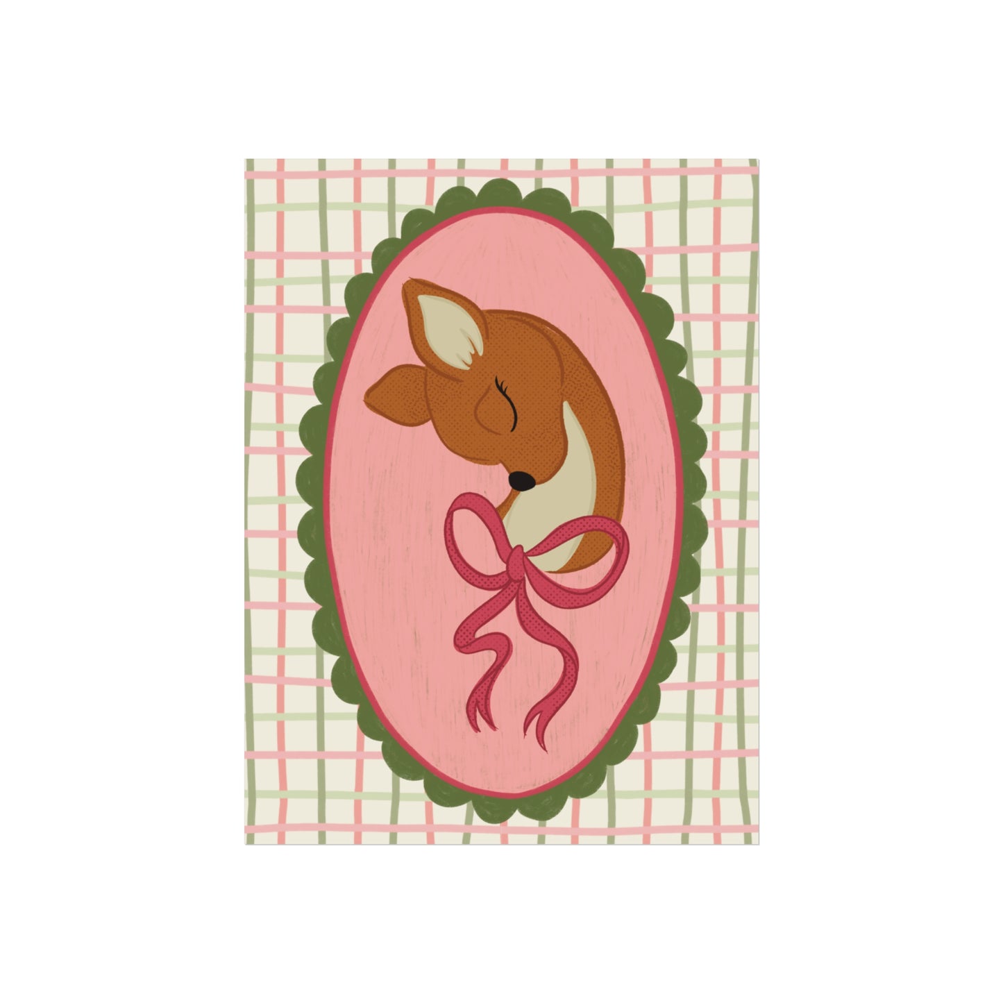 Coy Reindeer Wall Art