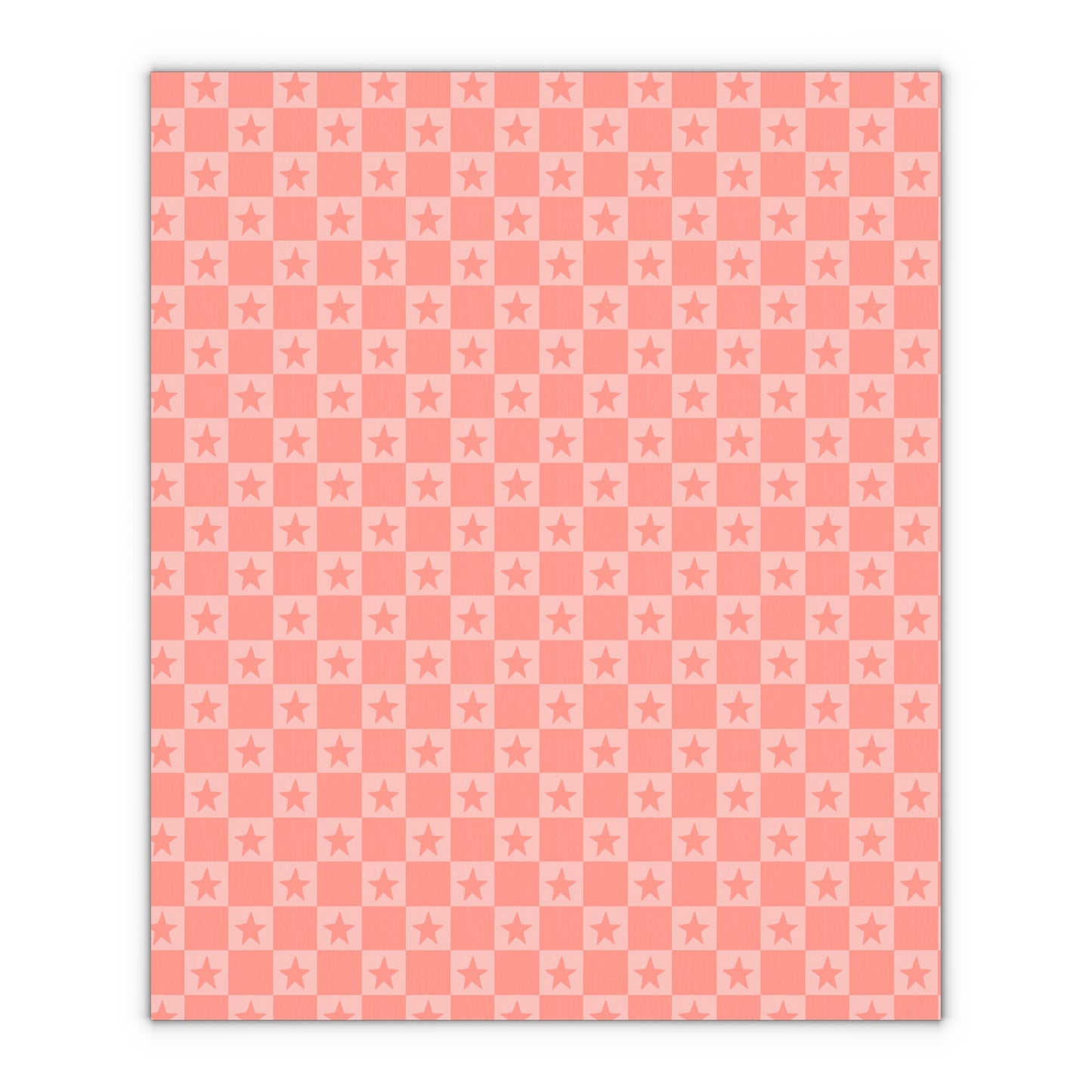 Check star wrapping paper sheets