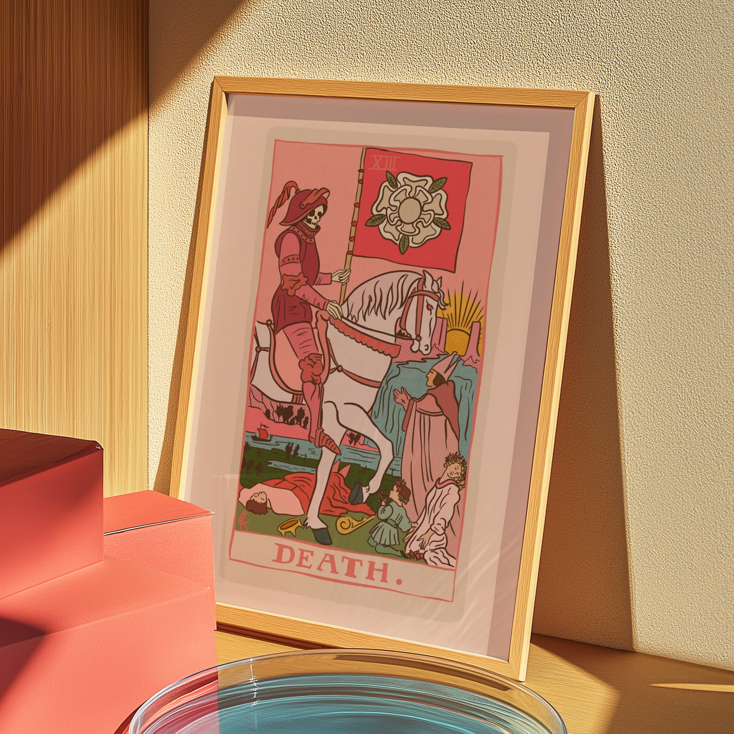 Death Tarot Card Wall Art