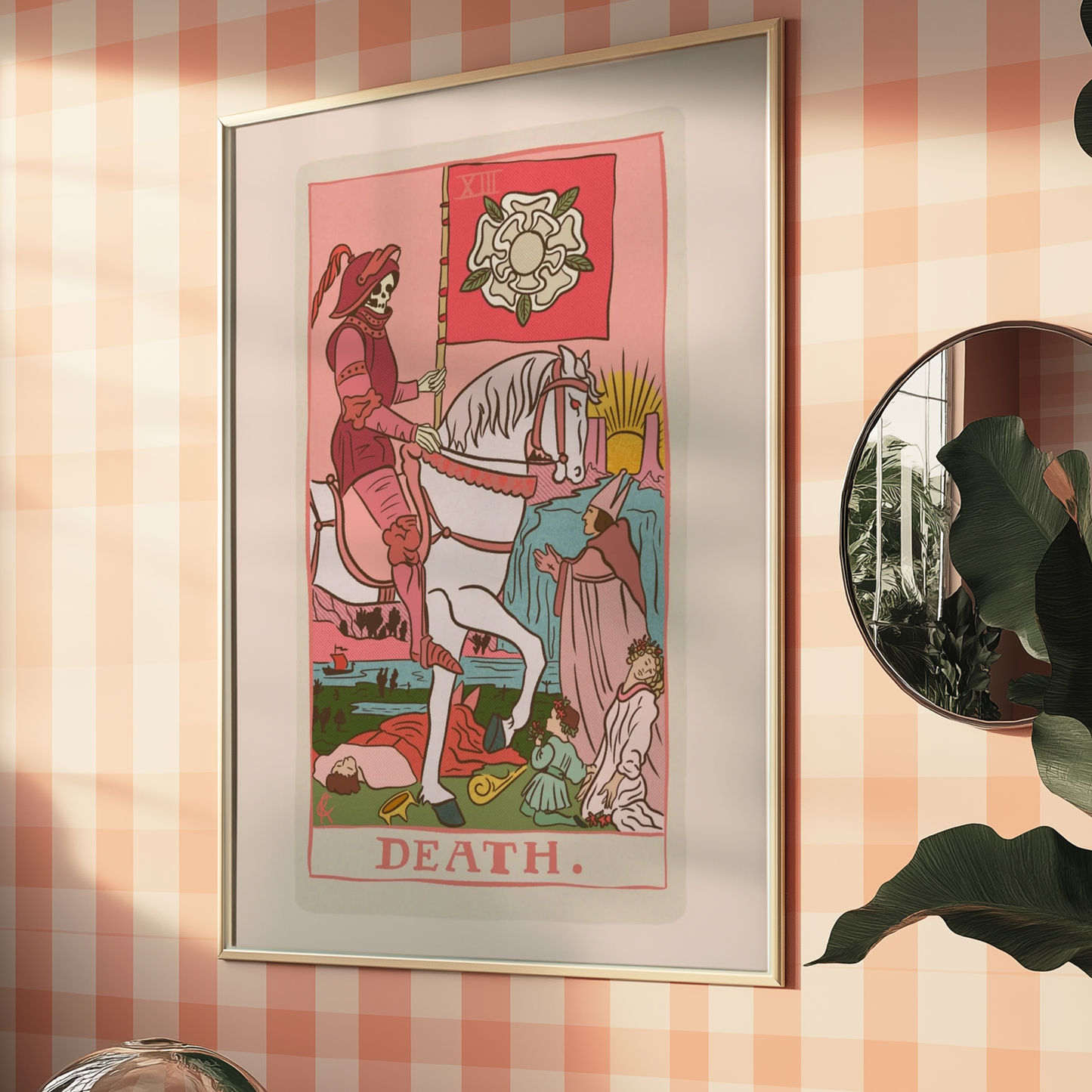 Death Tarot Card Wall Art