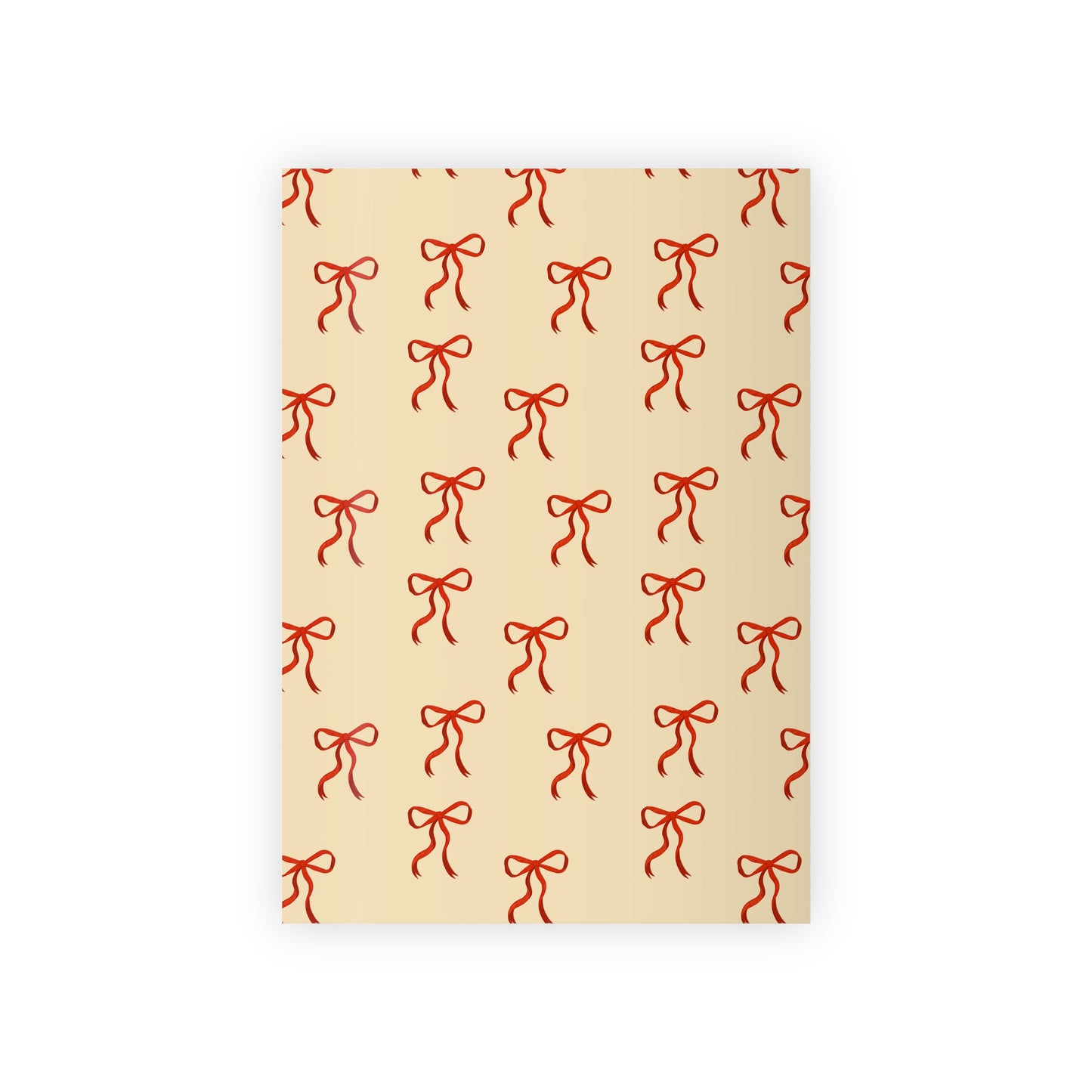 Bow wrapping paper sheets
