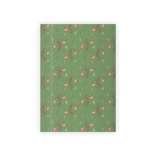 Merry Christmas Mittens Gift Wrapping Paper Rolls, 1pc