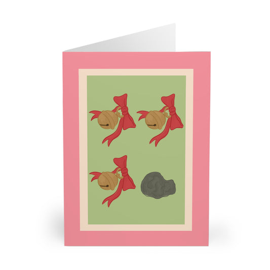 Jingle Bell, Jingle Bell, Jingle Bell Rock Christmas Cards (5 Pack)