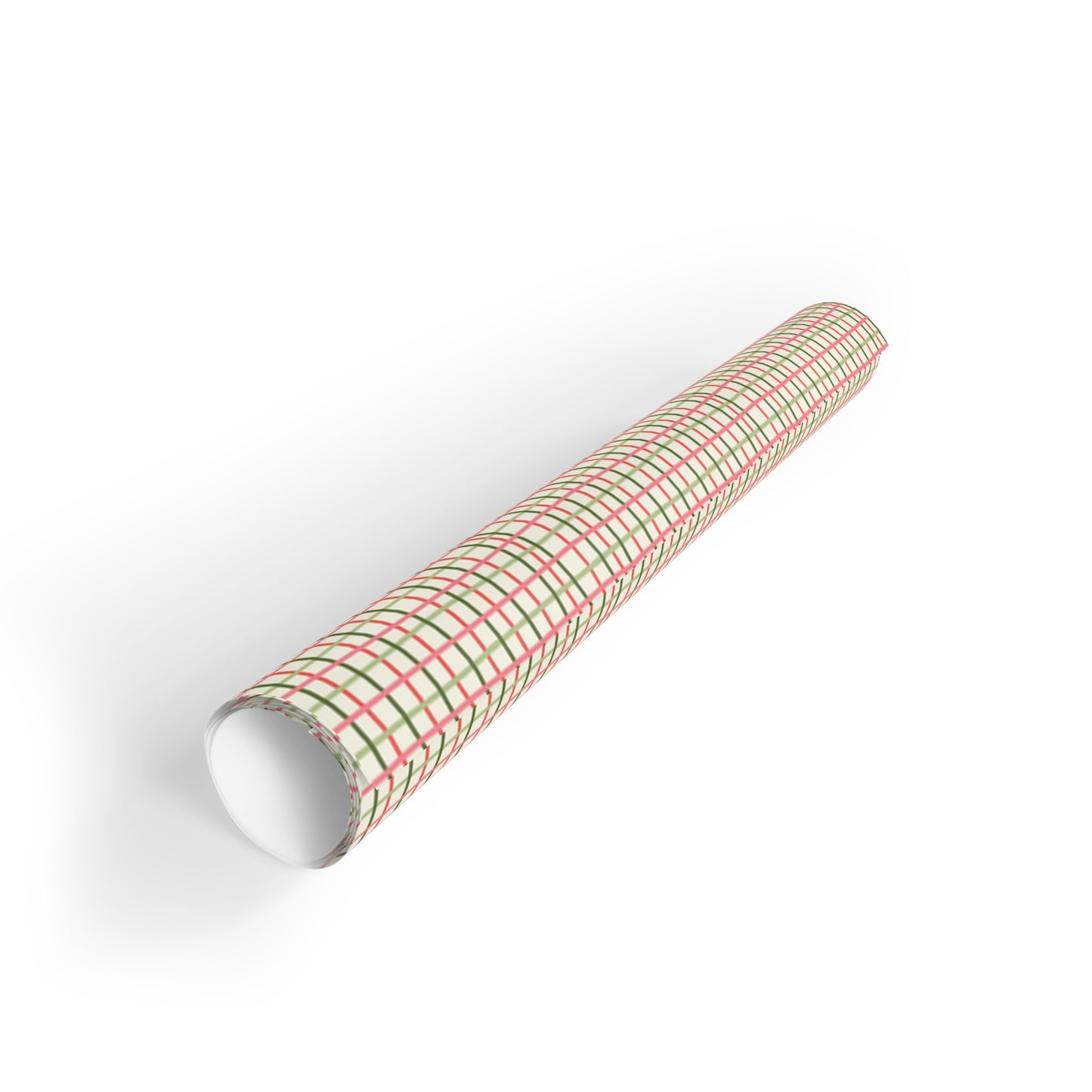Check Christmas Wrapping Paper Roll