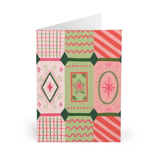 Christmas Crackers Christmas Cards (5 Pack)