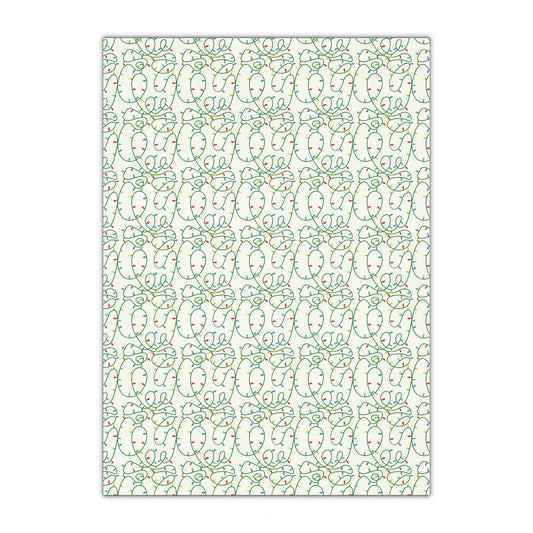 Fairy Lights Gift Wrapping Paper Sheets, 1pc