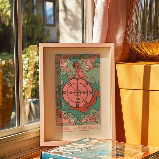 Wheel of Fortune Tarot Card Wall Art
