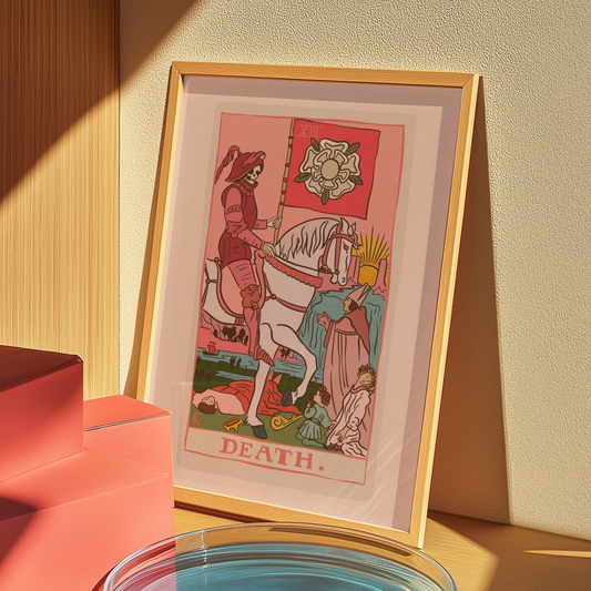 Death Tarot Card Wall Art