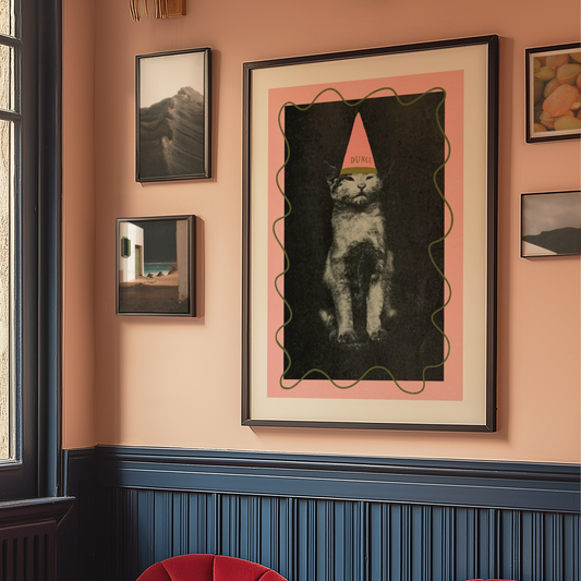 Dunce Cat Wall Art