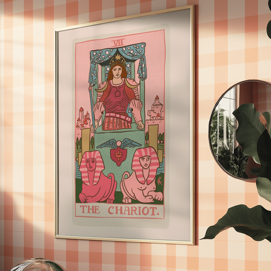 The Chariot Tarot Card Wall Art