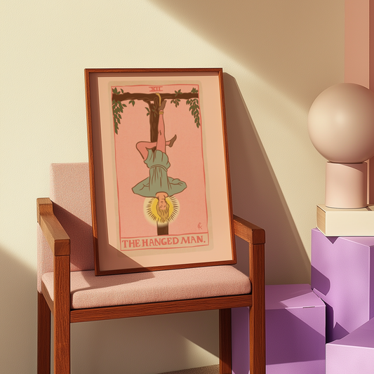 The Hanged Man Tarot Card Wall Art