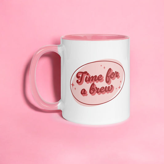 Time for a Brew – Fun Coffee Mug for Caffeine Lovers