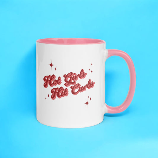 Hot Girls Hit Curbs – Sassy Coffee Mug